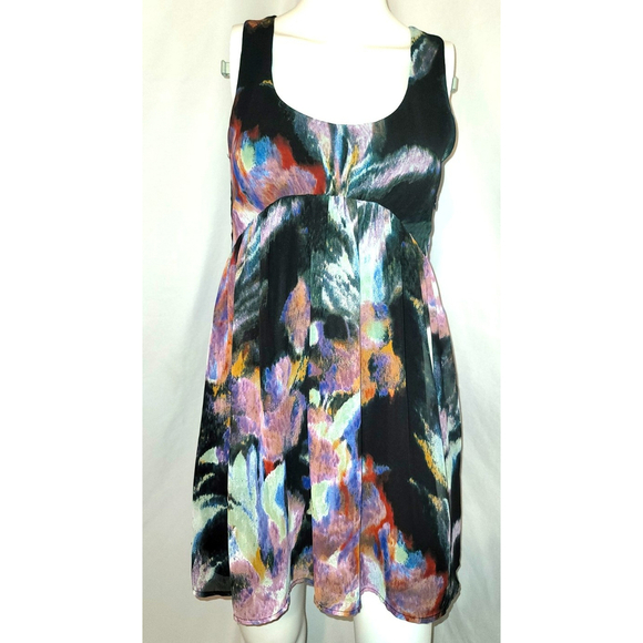 Urban Outfitters Pins & Needles Watercolor Fit & Flare Mini Dress - Size XS - Picture 1 of 9